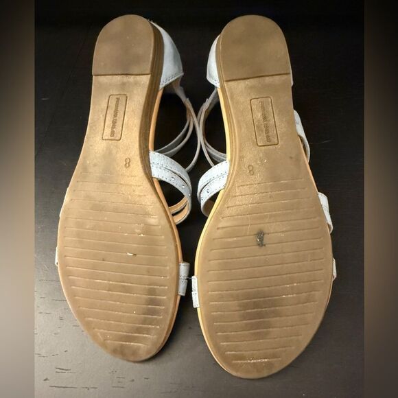 So Sonoma Light Blue Strappy Studded Gladiator Suede Sandals Women’s Size 8 - Picture 7 of 7